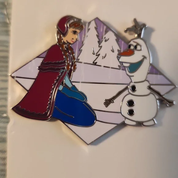 Disney Frozen Anna and Olaf Pin - Picture 2 of 3